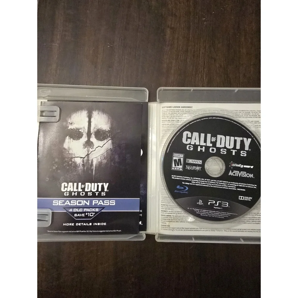 Call of Duty Ghosts PlayStation 3 PS3 Activision Infinity Ward Mature Shooter